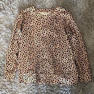 Taylor Joelle Womens Heart Print Sweater
